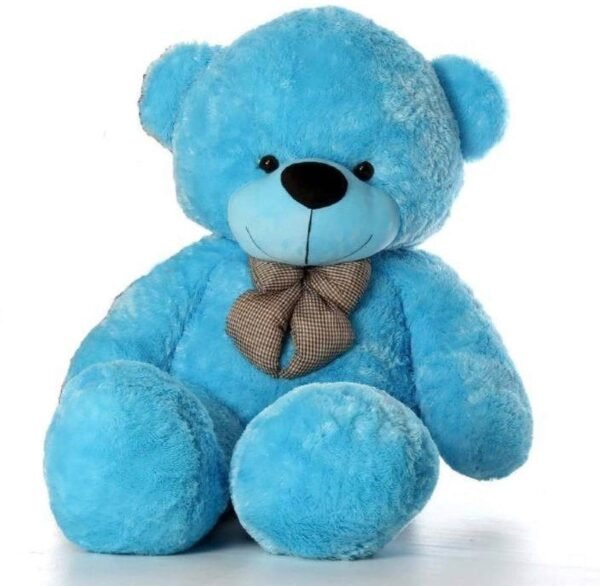 Niku 3 Feet Teddy Bear, Soft Toys for Girls Kids Boys, Lovable Huggable Big Teddy Bear Plushies for Girlfriends/Wife/Kids/Husband - (Blue, 85 cm)