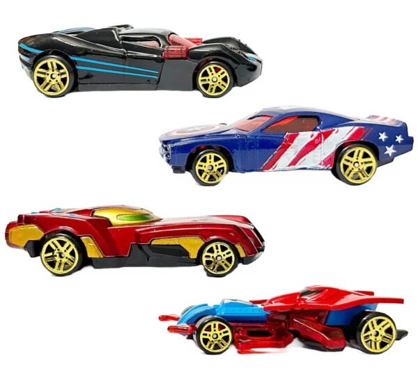 SUPER TOY Push Go Metal Die Cast Car Toy - Pack of 6 for 3+ Years Old Kids, Multi Color
