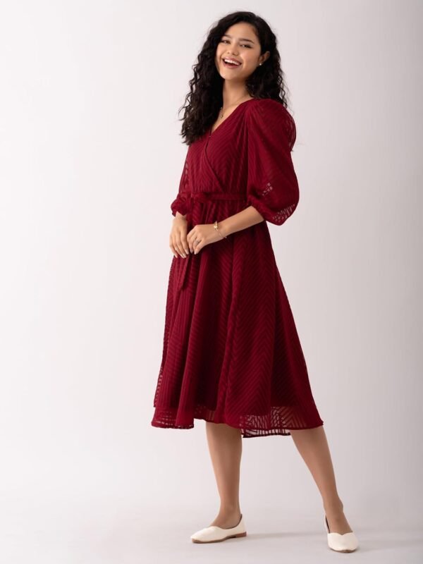 AASK Women Fancy Plain & Solid Designer Dress for Women