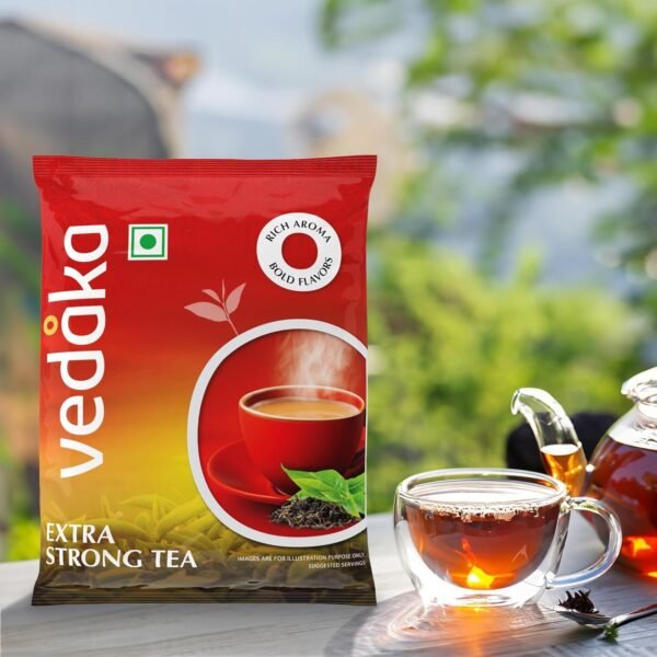 Amazon Brand - Vedaka Extra Strong Tea | 500 g | Kadak Chai | Bold & Aromatic