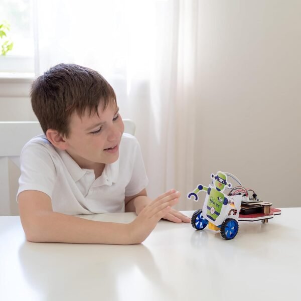 ButterflyEdufields 10in1 STEM Robotics kit | Robot Toys for Kids Ages 8 9 10 11 12 Years Old Boys Girls | 50+ Parts, Electronics Sensor Modules | No Coding Required | Birthday Gift for Kids Ages 8+