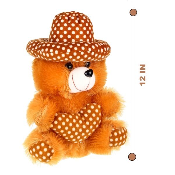Fclues Cap Teddy Bear Soft Toy | Birthday Gift for Girls/Wife, Boyfriend/Husband, Soft Toys Wedding for Couple Special, Baby Toys Gift Item (Brown)