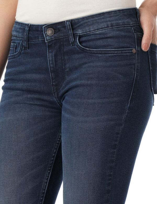INKD Women's Airflex Skinny Fit Jeans - Mid-Rise | Cotton Blend | Lightweight | Stretchable Fabric | Classic 5 Pocket Styling