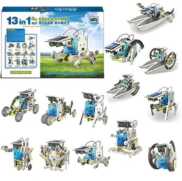 Bestie toys 13-in-1 Solar Robot Toys for Ages 8 9 10 11 12 Year Old Boys Girls, STEM Science Kits for Kids Age 8-12, Building Experiments Robotics Kit STEM Projects for Kid Christmas Birthday Gifts