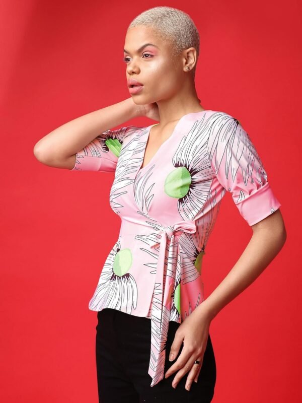 PURVAJA Women's Floral Relaxed Fit Shirt