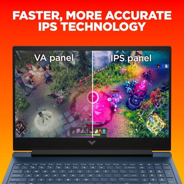 HP Victus Windows 11 Home Gaming Laptop,AMD Ryzen 7 7840Hs Ai Powered,6Gb RTX 3050 Gpu,16.1-Inch (40.9 Cm),95W Tgp,Fhd,IPS,144Hz,16Gb Ddr5,1Tb Ssd,RGB Backlit Kb,B&O (Mso,Blue,2.29 Kg),S0089Ax