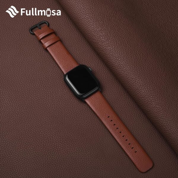 Fullmosa Leather Band Compatible with Apple Watch 49mm 45mm 44mm 42mm 38mm 40mm 41mm Women Men Band Strap for iWatch SE2/SE/Ultra 49mm/8/7/6/5/4/3/2/1,42mm 44mm 45mm 49mm Brown