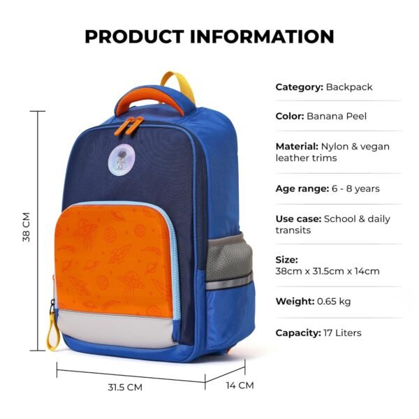 MOKOBARA The Campfire Backpack - Lightweight Water-Resistant School Backpack for Kids (6-8 Years) with Magicmove Logo and Reflective Stripe|Ideal for Travel, and Outdoor Adventures