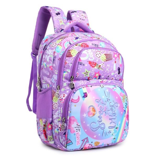 TRUE HUMAN TINY TEEN School Bag for Girls and boys, Lightweight Casual Backpack, Trendy for Girls,Boys, kids students