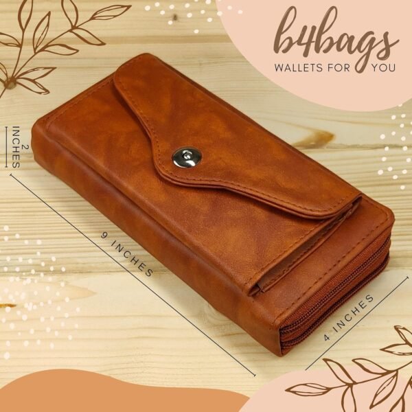b4bags Wallet for Women | Clutch for Women Daily Use | Ladies Hand Purse for Women Stylish Latest | Ladies Purse for Women Latest |Gifts for Women Wallets for Women Purse | Gift for Girls