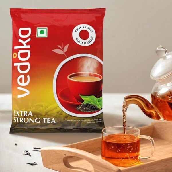 Amazon Brand - Vedaka Extra Strong Tea | 500 g | Kadak Chai | Bold & Aromatic