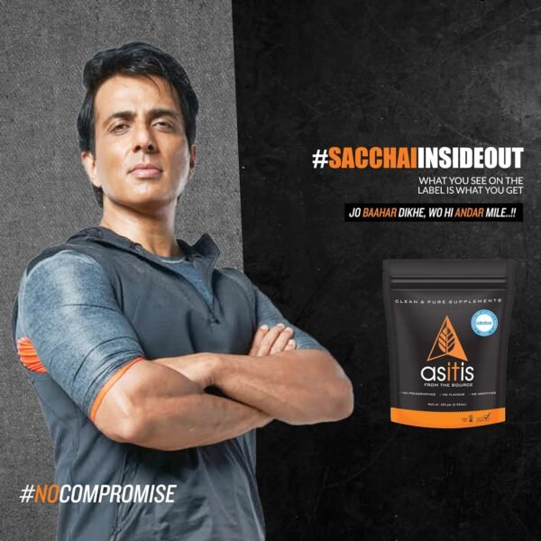 AS-IT-IS Nutrition Creatine Monohydrate 100gms | USA Labdoor Certified for Accuracy & Purity