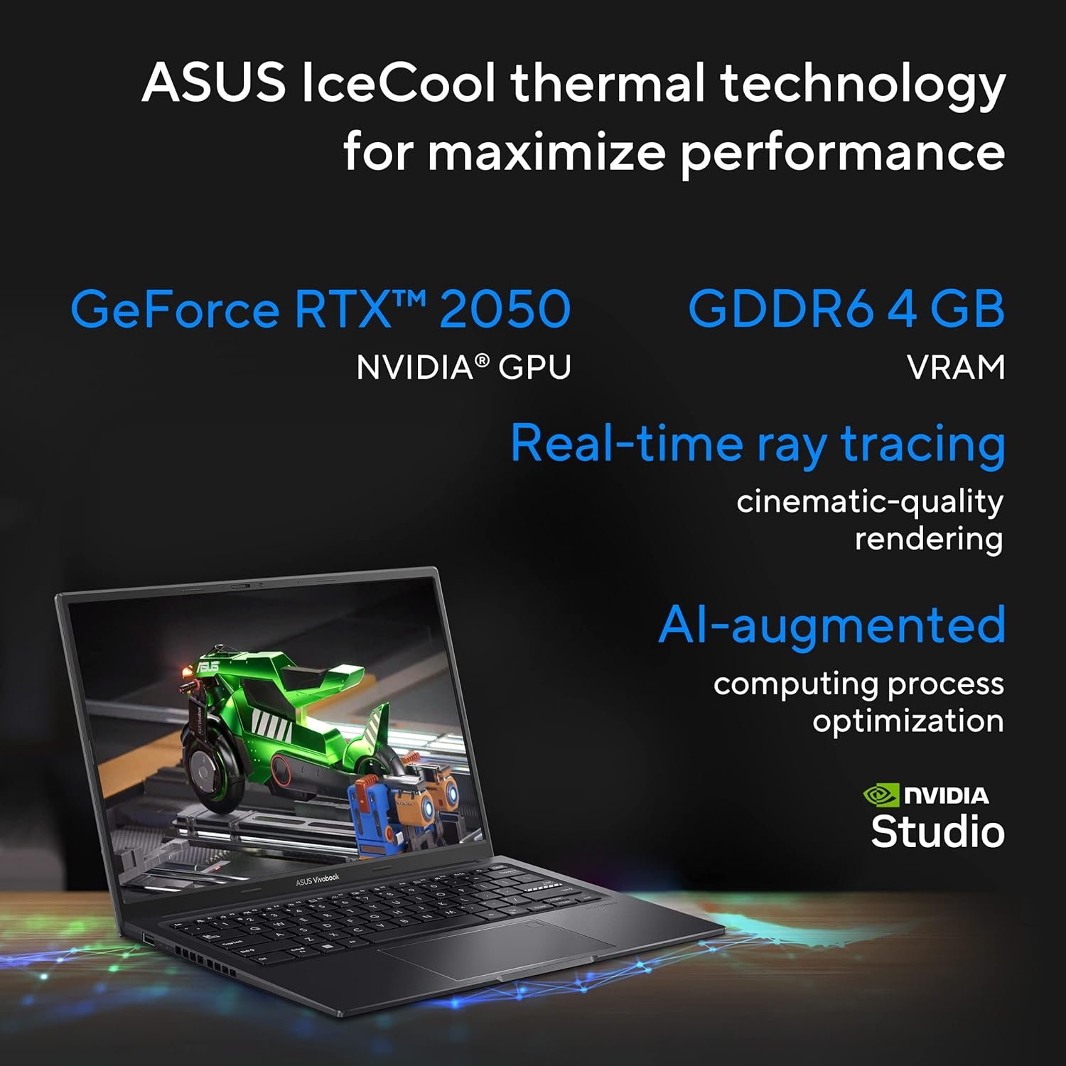 (Refurbished) ASUS Creator Series Vivobook 14X OLED 2023, Intel Core i5-12450H 12th Gen, 14.0-inch 90Hz, Laptop (16GB/512GB SSD/NVIDIA GeForce RTX 2050/Win11//FP/63WHr/Black/1.40 kg),K3405ZFB-KM541WS