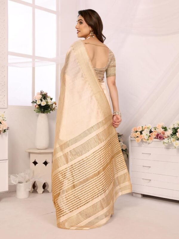 Sidhidata Women's Assam Silk Saree With Unstitched Blouse Piecee (Assam Silk)