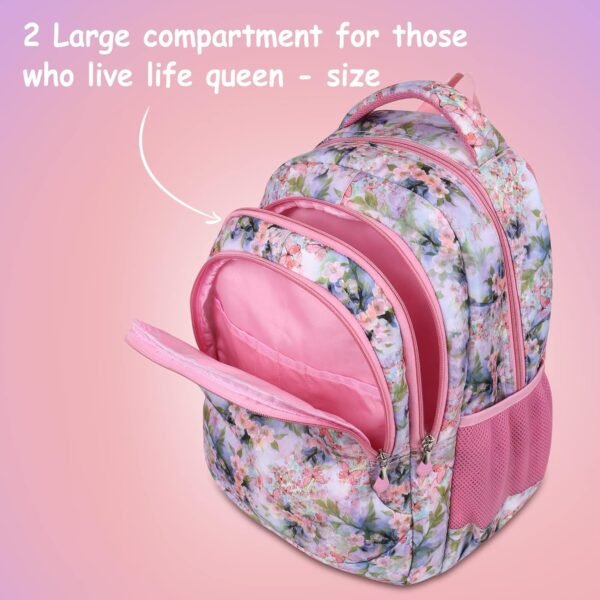 BEAUTY GIRLS BY HOTSHOT 1577 |School Bag|Tuition Bag|College Backpack|For Girls & Women|18 Inch|30 L Waterproof School Bag