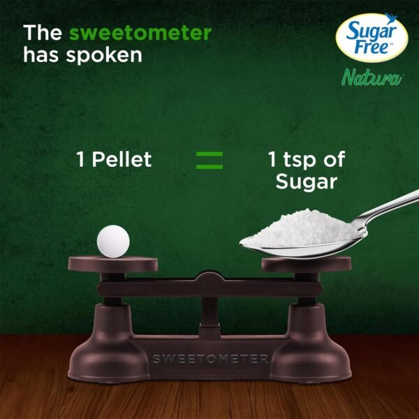 Sugar Free Natura, 500 Pellets|100% Safe| Scientifically Proven & Tested|Sweet like Sugar but with zero calories| 42.5g