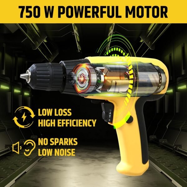 TOMAHAWK® T2246 300W 10mm - Electric Screwdriver Drill - Reversible - Variable Torque and Speed (Drill)