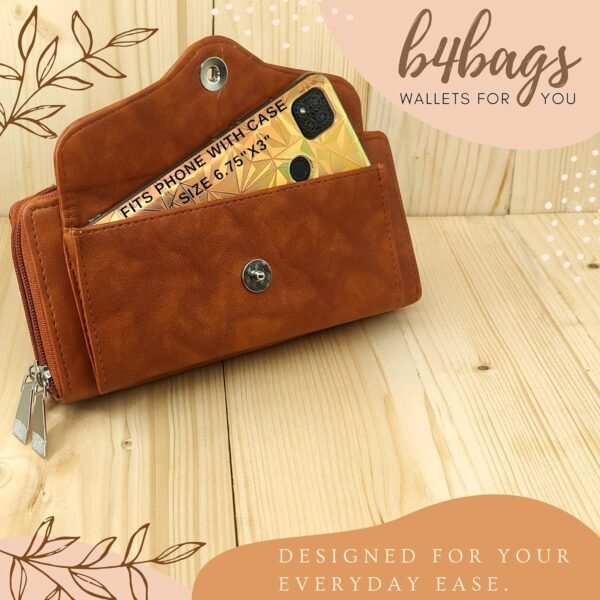 b4bags Wallet for Women | Clutch for Women Daily Use | Ladies Hand Purse for Women Stylish Latest | Ladies Purse for Women Latest |Gifts for Women Wallets for Women Purse | Gift for Girls