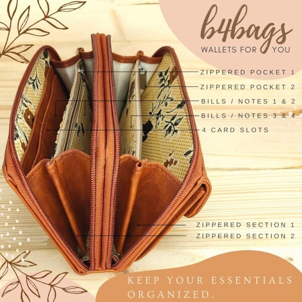 b4bags Wallet for Women | Clutch for Women Daily Use | Ladies Hand Purse for Women Stylish Latest | Ladies Purse for Women Latest |Gifts for Women Wallets for Women Purse | Gift for Girls
