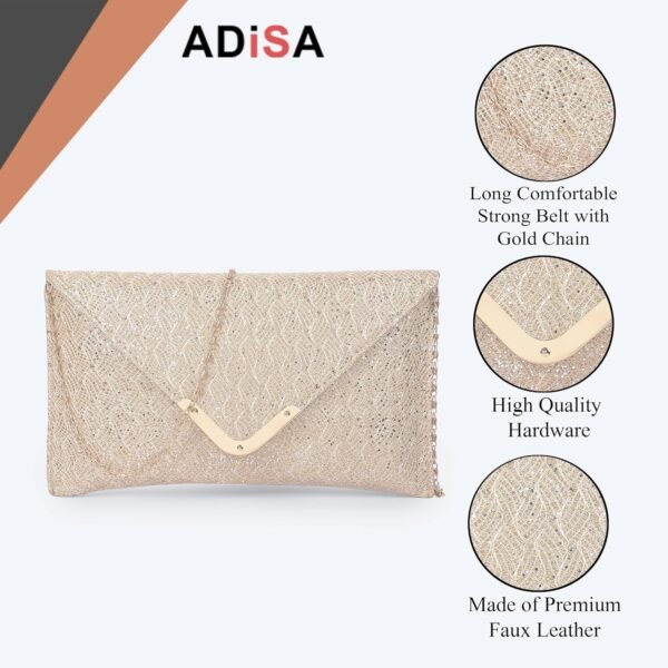 ADISA CL029 women clutch/sling bag