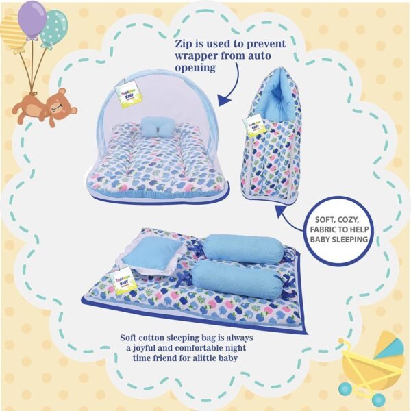 Toddylon 56 In 1 New Born Baby Products All | Gift Packs | Baby Shower | Baby Bed | Baby Clothing | Essentials Items | Combo Pack | Maternity Kit | Infants | Bedding | Clothes (0-6 Months, Multicolor)