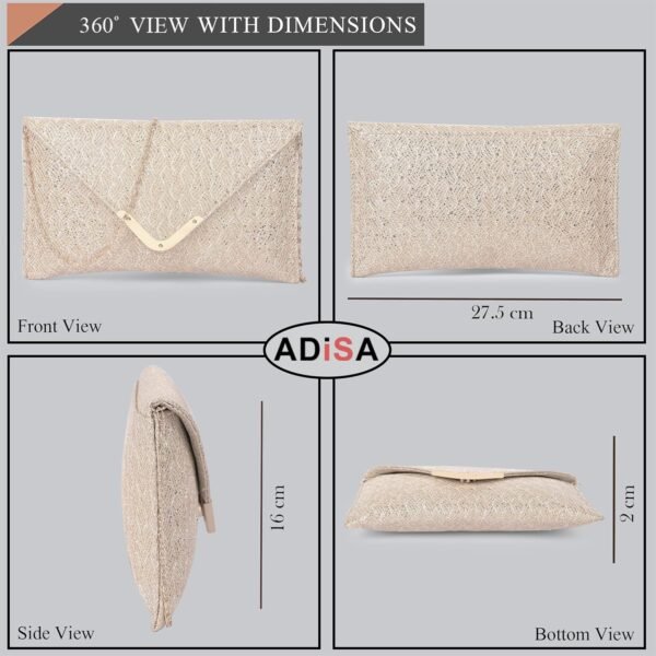 ADISA CL029 women clutch/sling bag