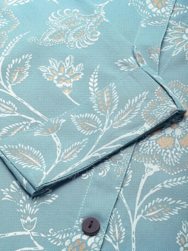 Stylum Women's Floral Print Rayon A-Line Kurta