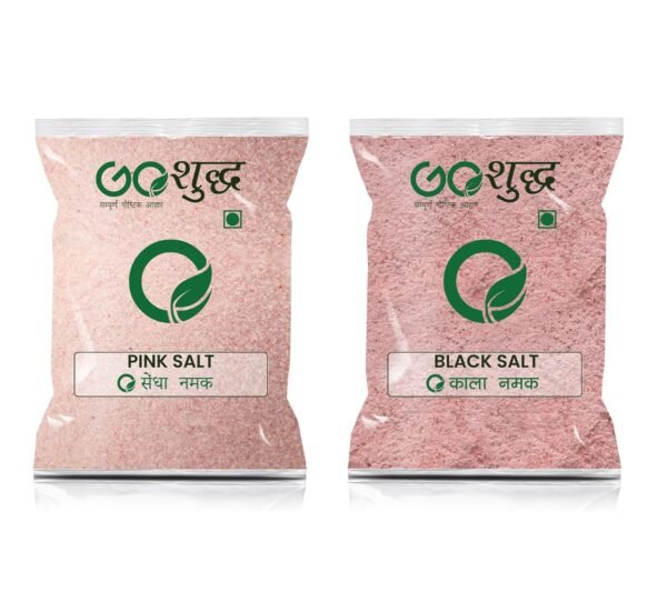 Goshudh Kala Namak 1Kg & Sendha Namak 400gm Combo Pack 1400g