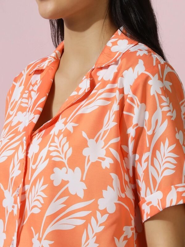 KOTTY Women's Printed Co-ord Two-Piece Set with Matching