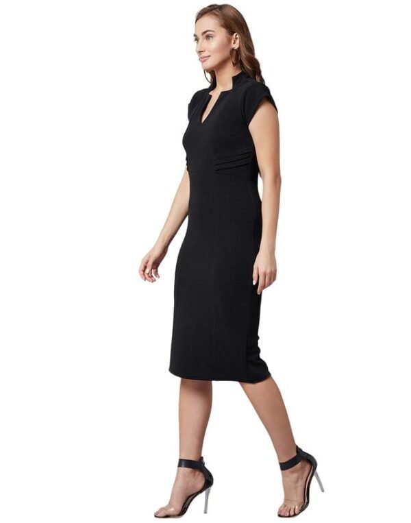 SIRIL Women's Lycra Bodycorn Knee-Length Dress | One Piece Dress