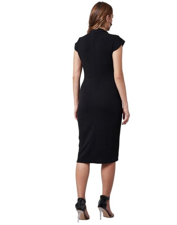 SIRIL Women's Lycra Bodycorn Knee-Length Dress | One Piece Dress