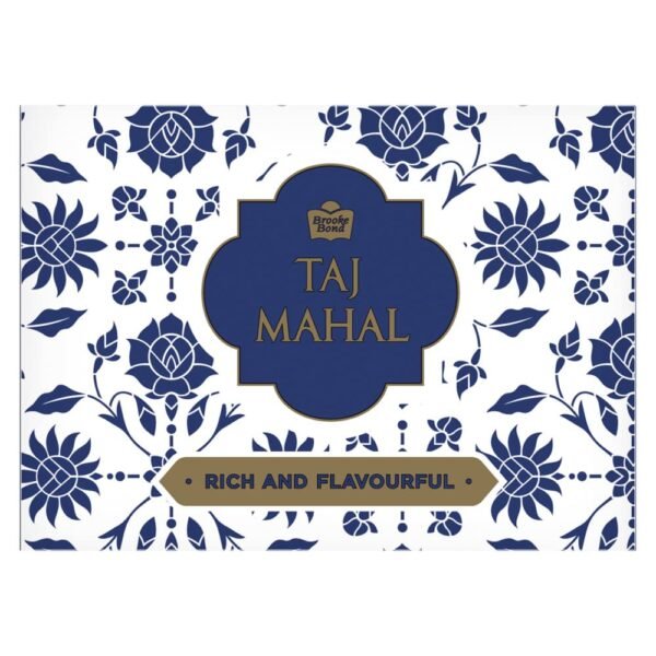 Taj Mahal Brooke Bond, 25 Tea Bags, 47.5 Grams (1.9 g each), Vegetarian