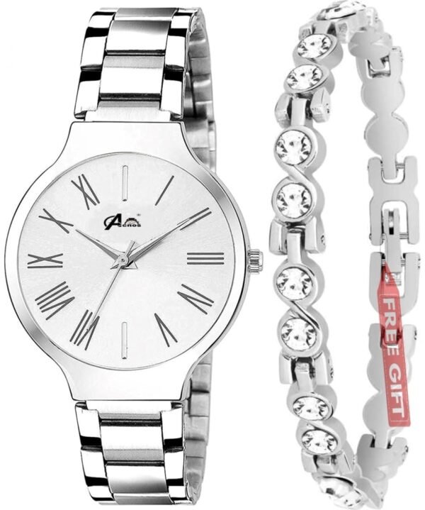 Acnos® Premium Analog Women's Watch (Multicolour Dial Multi Colored Strap)