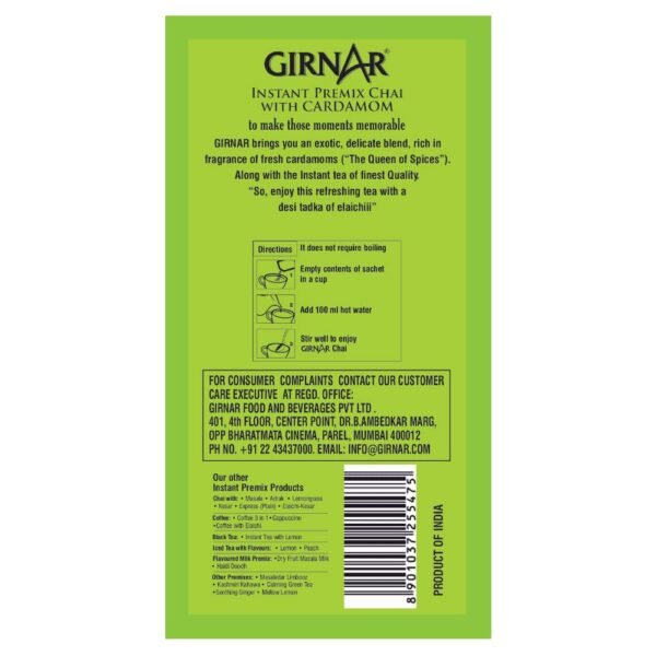 Girnar Instant Premix with Cardamom (36 Sachets)