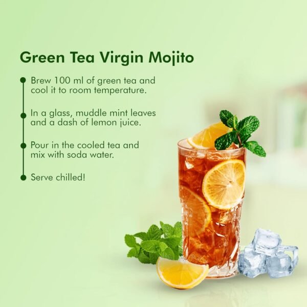 Eco Valley Organic Green Tea - Ginger Mulethi Lemon - 25 Tea Bags | Grown In Nilgiris, 42.5 grams, Pack