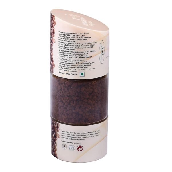 Aveon Café Premium Instant Coffee - 100g Jar | Finely Agglomerated Blend for Rich Aroma & Smooth Flavor | Crafted with Arabica and Robusta | 100% Coffee Perfection - 100g