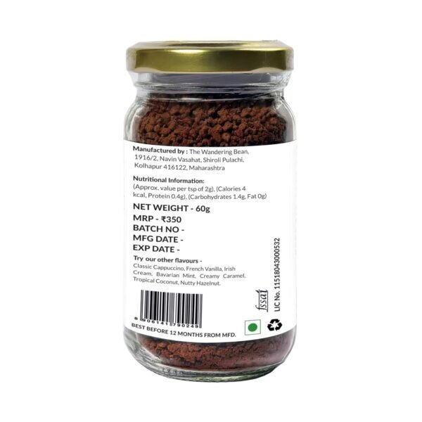 The Wandering Bean Premium Flavoured Coffee | Hot & Cold Coffee | Get Amazing Taste (60g, Dutch Chocolate)