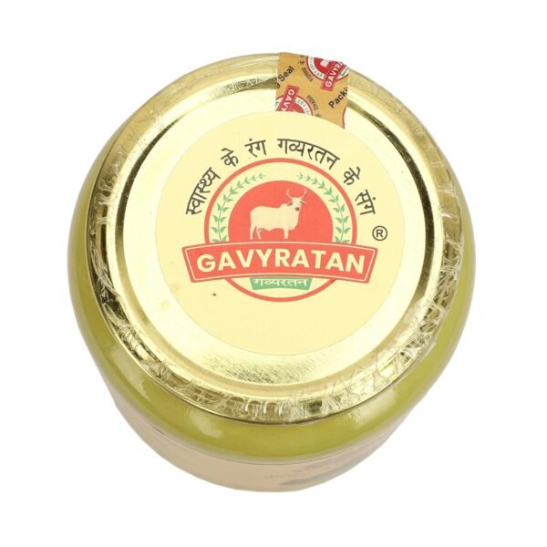 GAVYRATAN 100% Pure Tharparkar A2 Cow Ghee: Made Using Traditional Bilona Method in Glass Jar - Non GMO and Organic (Pack of 1 500 gm)
