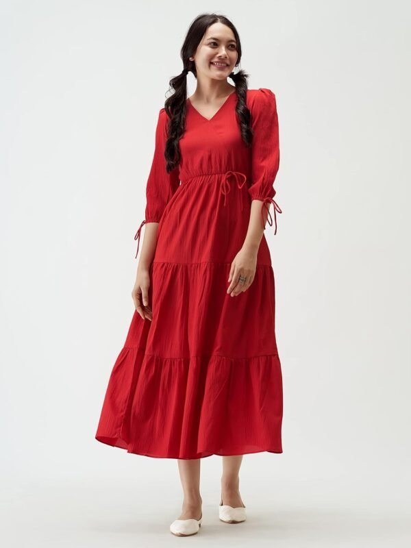 AASK Women Fit and Flare Dress