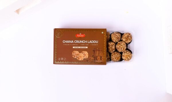 Sharman Jain Sweets - Chana Crunch Laddoo, Premium Traditional Indian Sweet, Authentic Taste (400g)