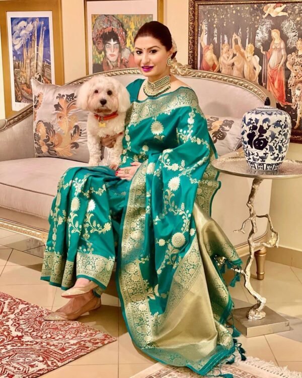 Avantika Fashion Women's Kanjivaram Soft Silk Banarasi Sarees With Blouse Piece