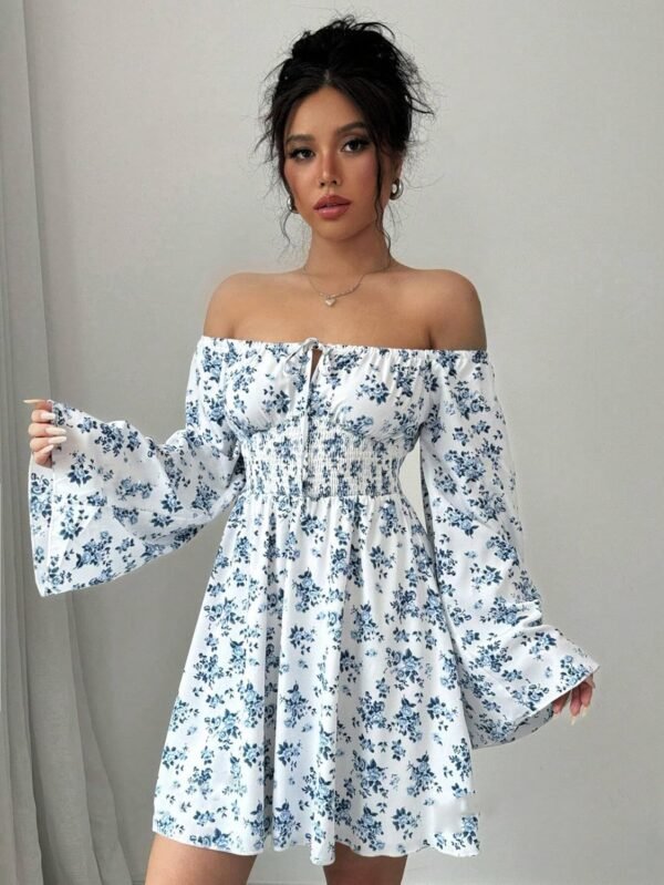 KATECLO Stylish Korean Off-Shoulder Frocks for Women & Girls | Western Dresses for Trendy Looks