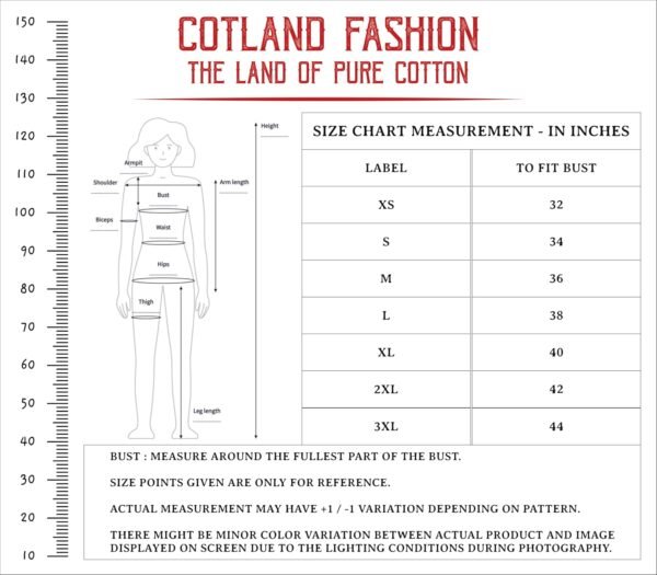 COTLAND Fashions Jaipuri Cotton Printed A-Line Flared Dress for Women