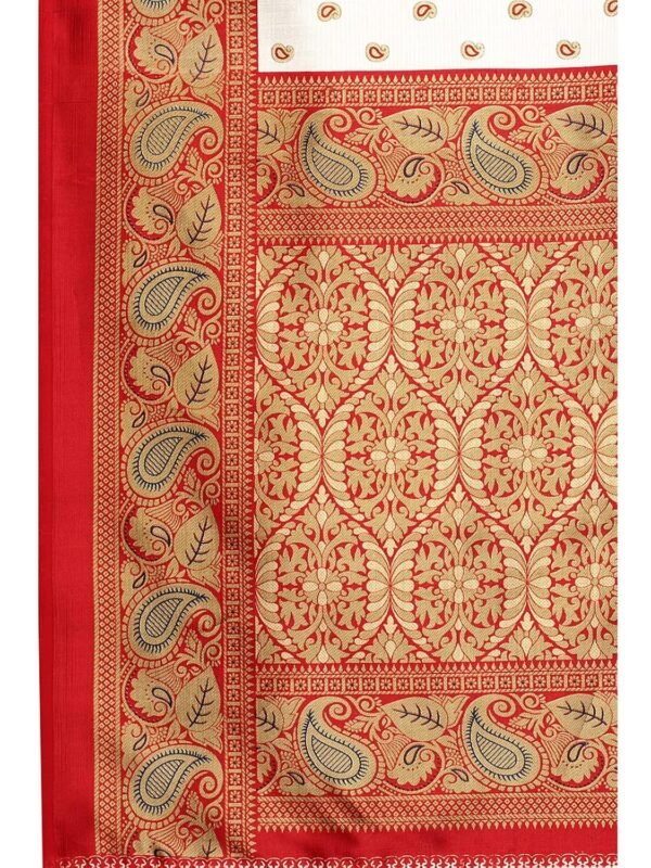 SIRIL Women's Printed Silk Saree with Blouse